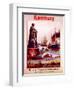 Hamburg: United for the Advancement of Tourism', Poster Advertising the Hamburg America Line, 1906-null-Framed Giclee Print