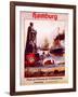 Hamburg: United for the Advancement of Tourism', Poster Advertising the Hamburg America Line, 1906-null-Framed Giclee Print