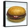 Hamburger and Ketchup-null-Framed Stretched Canvas