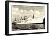 Hamburger Hafen, Dampfer Ariadne Vor Anker-null-Framed Giclee Print