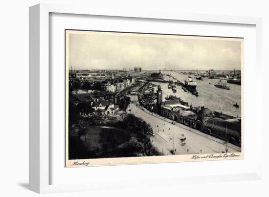 Hamburger Hafen, Dampfer Cap Polonio, Hsdg-null-Framed Giclee Print