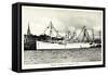 Hamburger Hafen, Hapag, Dampfschiff Oceana-null-Framed Stretched Canvas