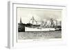 Hamburger Hafen, Hapag, Dampfschiff Oceana-null-Framed Giclee Print
