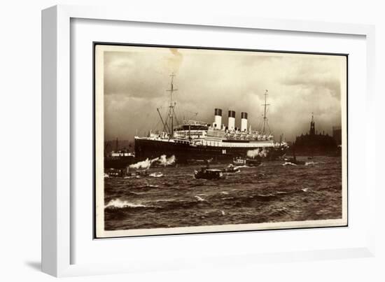 Hamburger Hafen, HSDG, Dampfschiff Cap Polonio-null-Framed Giclee Print