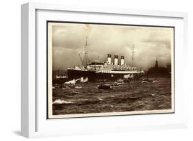 Hamburger Hafen, HSDG, Dampfschiff Cap Polonio-null-Framed Giclee Print