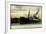 Hamburger Hafen, Schnelldampfschiff Moltke-null-Framed Giclee Print