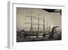 Hamburger Hafen, Viermast Bark Padua, Segelschiff-null-Framed Giclee Print