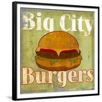 Hamburger-Skip Teller-Framed Art Print