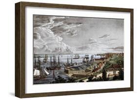 Hamburgerberg and Altona, Hamburg-Christian Ernst Bernhard Morgenstern-Framed Giclee Print