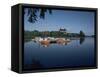 Hame Castle and Lake Vanajavesi, Hameenlinna, Finland, Scandinavia-Jenny Pate-Framed Stretched Canvas