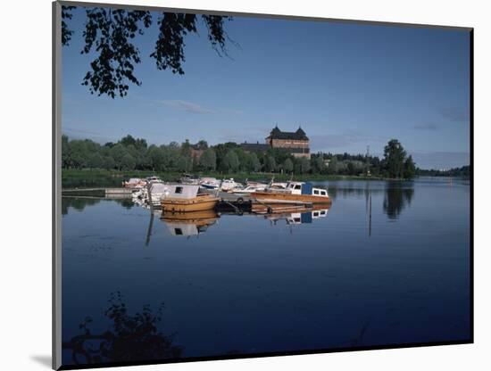 Hame Castle and Lake Vanajavesi, Hameenlinna, Finland, Scandinavia-Jenny Pate-Mounted Photographic Print