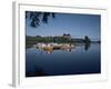 Hame Castle and Lake Vanajavesi, Hameenlinna, Finland, Scandinavia-Jenny Pate-Framed Photographic Print