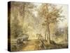 Hame Road by Werner Homborg, 1860, Finland 19th Century-null-Stretched Canvas