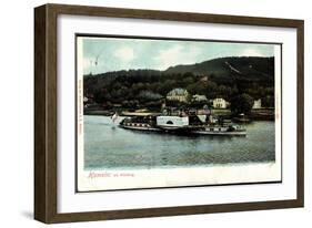 Hameln, Am Klütberg, Dampfer Kaiser Wilhelm, Weser-null-Framed Giclee Print