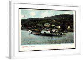 Hameln, Am Klütberg, Dampfer Kaiser Wilhelm, Weser-null-Framed Giclee Print