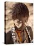 Hamer Woman, Hamer Tribe, Lower Omo Valley, Southern Ethiopia-Gavin Hellier-Stretched Canvas