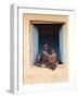 Hamer Woman with Baby-Peter Adams-Framed Photographic Print