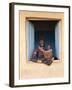 Hamer Woman with Baby-Peter Adams-Framed Photographic Print