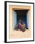 Hamer Woman with Baby-Peter Adams-Framed Photographic Print