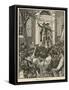 Hamilton Addressing the Mob-Howard Pyle-Framed Stretched Canvas