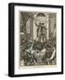 Hamilton Addressing the Mob-Howard Pyle-Framed Giclee Print