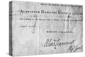 Hamilton: Appointment, 1777-null-Stretched Canvas