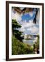 Hamilton Bay View With A Boathouse, Bermuda-George Oze-Framed Photographic Print