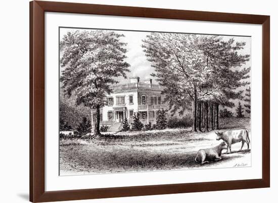 Hamilton Grange, from 'Old New York, Volume I', 1802-Samuel Hollyer-Framed Giclee Print