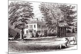 Hamilton Grange, from 'Old New York, Volume I', 1802-Samuel Hollyer-Mounted Giclee Print