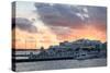 Hamilton Harbor Sunset, Bermuda-George Oze-Stretched Canvas