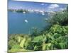 Hamilton Harbor with Greenery-Robin Hill-Mounted Photographic Print