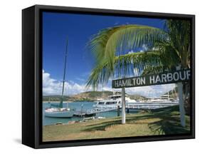 Hamilton Harbour on Hamilton Island, Great Barrier Reef, Queensland, Australia-Ken Gillham-Framed Stretched Canvas