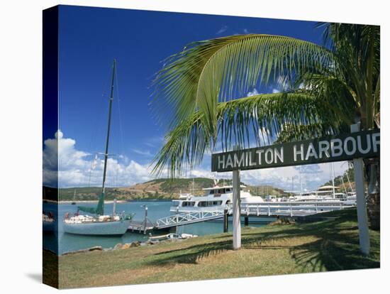 Hamilton Harbour on Hamilton Island, Great Barrier Reef, Queensland, Australia-Ken Gillham-Stretched Canvas