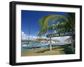 Hamilton Harbour on Hamilton Island, Great Barrier Reef, Queensland, Australia-Ken Gillham-Framed Photographic Print