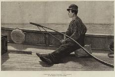 Sketches at Sea, Mending the Jib-Hamilton Macallum-Framed Giclee Print