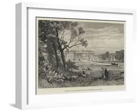 Hamilton Palace, Scotland, the Seat of the Duke of Hamilton-James Burrell Smith-Framed Giclee Print