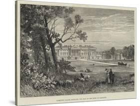 Hamilton Palace, Scotland, the Seat of the Duke of Hamilton-James Burrell Smith-Stretched Canvas