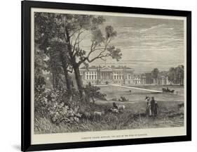 Hamilton Palace, Scotland, the Seat of the Duke of Hamilton-James Burrell Smith-Framed Giclee Print