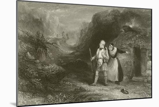 Hamish Bean and His Mother-Francis William Topham-Mounted Giclee Print