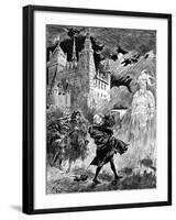 Hamlet, 1899-Albert Robida-Framed Premium Giclee Print