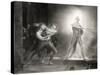 Hamlet, Act I, Scene IV, by William Shakespeare (1564-1616) Engraved by Robert Thew (1758-1802)-Henry Fuseli-Stretched Canvas