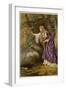 Hamlet, Act IV Scene I: Ophelia Gathers Flowers by the Stream-Joseph Kronheim-Framed Photographic Print