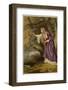 Hamlet, Act IV Scene I: Ophelia Gathers Flowers by the Stream-Joseph Kronheim-Framed Photographic Print