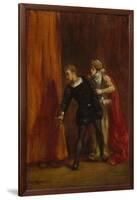 Hamlet and His Mother, 1849-Ferdinand Victor Eugene Delacroix-Framed Giclee Print