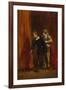 Hamlet and His Mother, 1849-Ferdinand Victor Eugene Delacroix-Framed Giclee Print