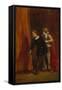 Hamlet and His Mother, 1849-Ferdinand Victor Eugene Delacroix-Framed Stretched Canvas