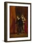 Hamlet and His Mother, 1849-Ferdinand Victor Eugene Delacroix-Framed Giclee Print