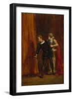 Hamlet and His Mother, 1849-Ferdinand Victor Eugene Delacroix-Framed Giclee Print