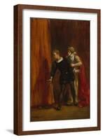 Hamlet and His Mother, 1849-Ferdinand Victor Eugene Delacroix-Framed Giclee Print