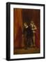 Hamlet and His Mother, 1849-Ferdinand Victor Eugene Delacroix-Framed Giclee Print